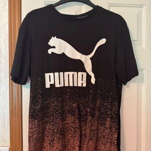 Puma Black Crew Neck T-Shirt